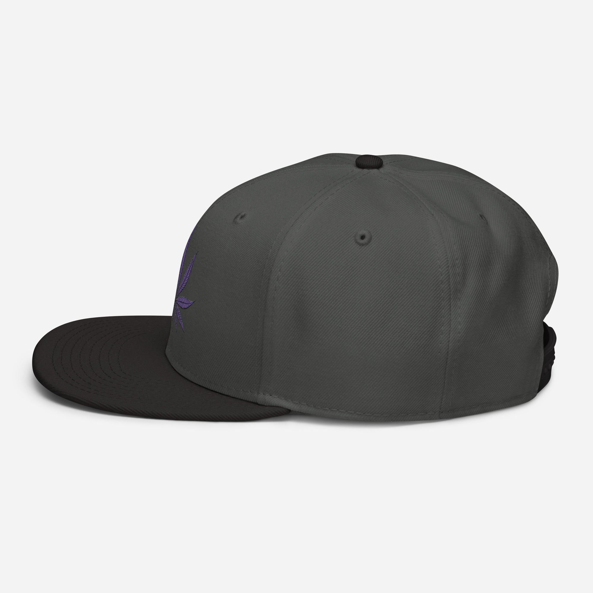 Purple Haze Marijuana Snapback Hat - Granted Quality 
