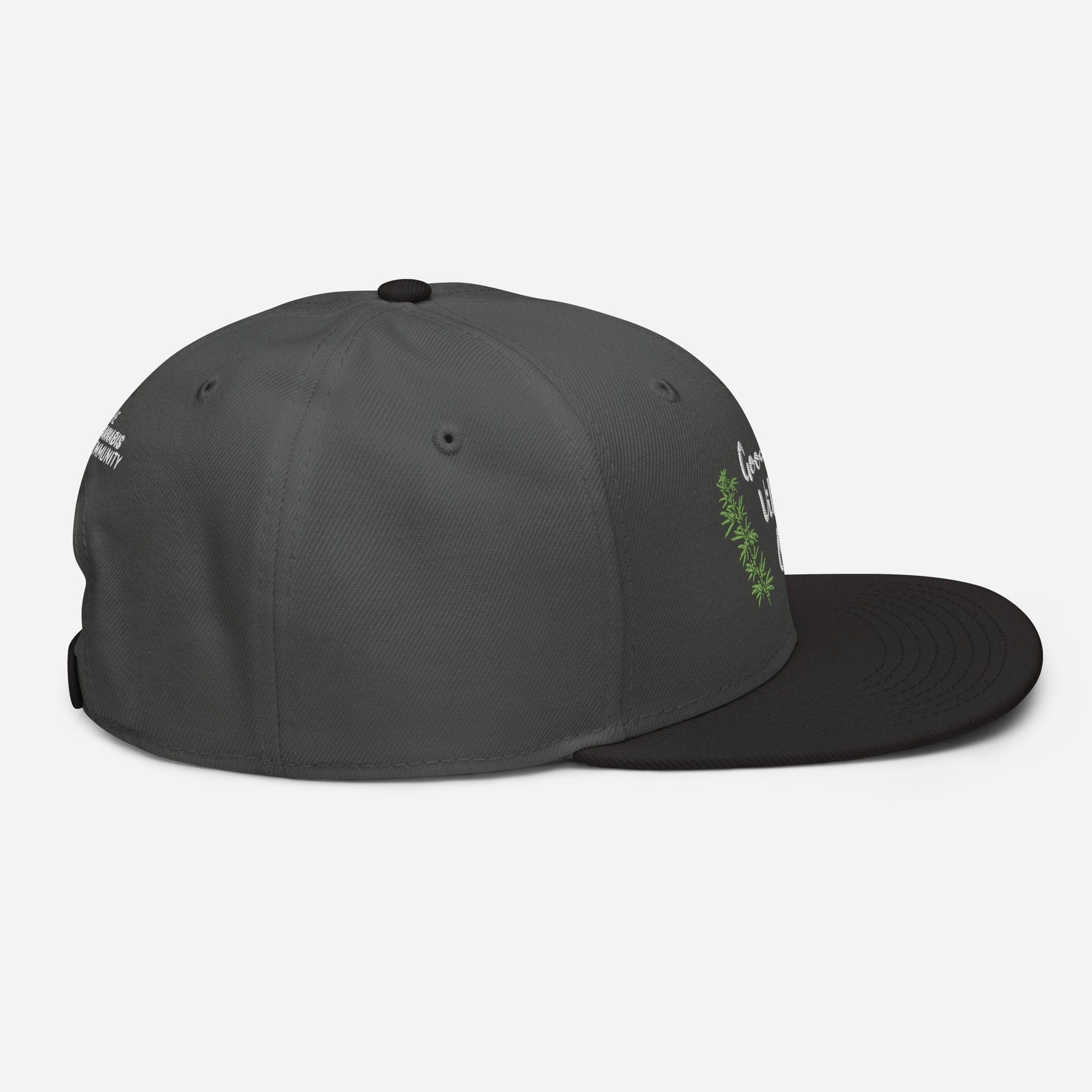 Good Vibes Only Cannabis Snapback Hat