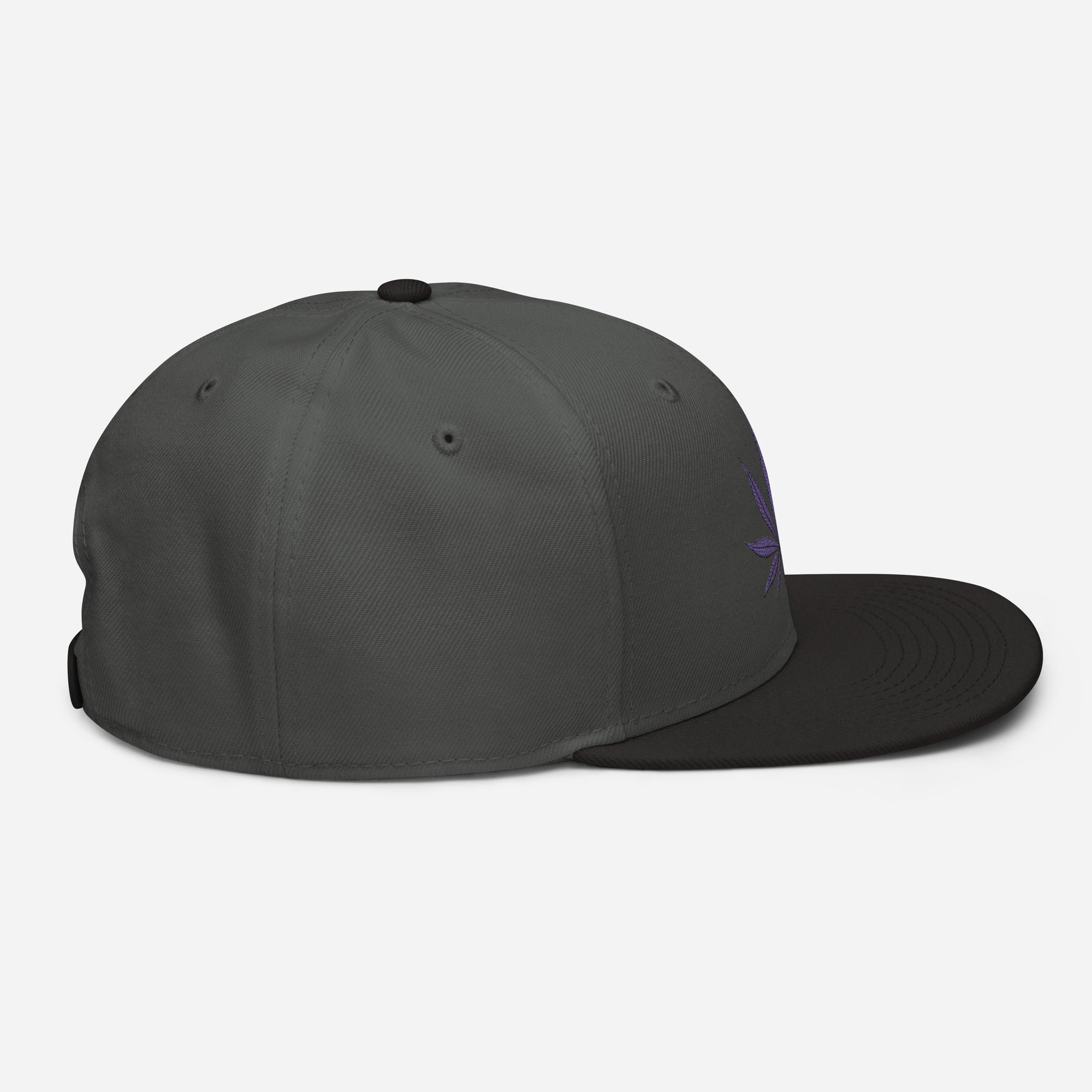 Purple Haze Marijuana Snapback Hat - Granted Quality 