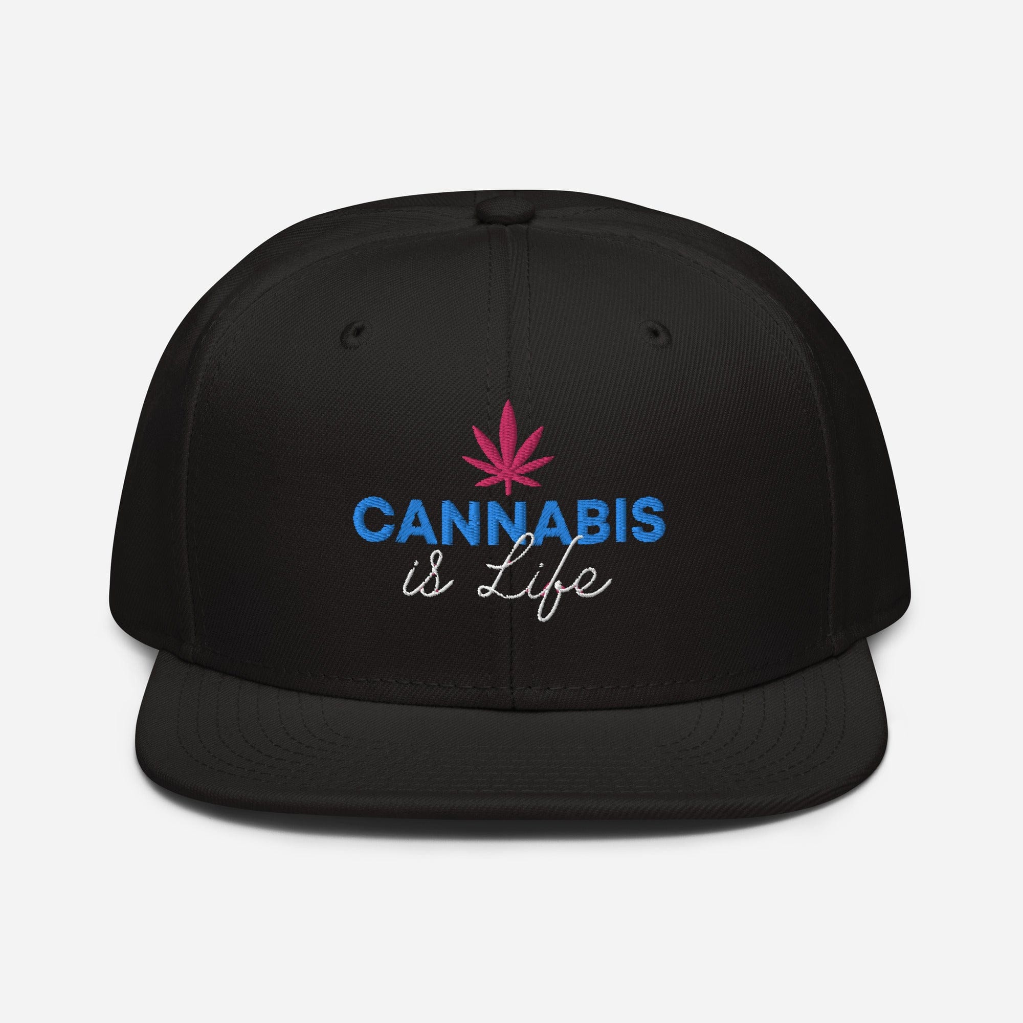 Cannabis is Life Snapback Hat - Granted Quality 