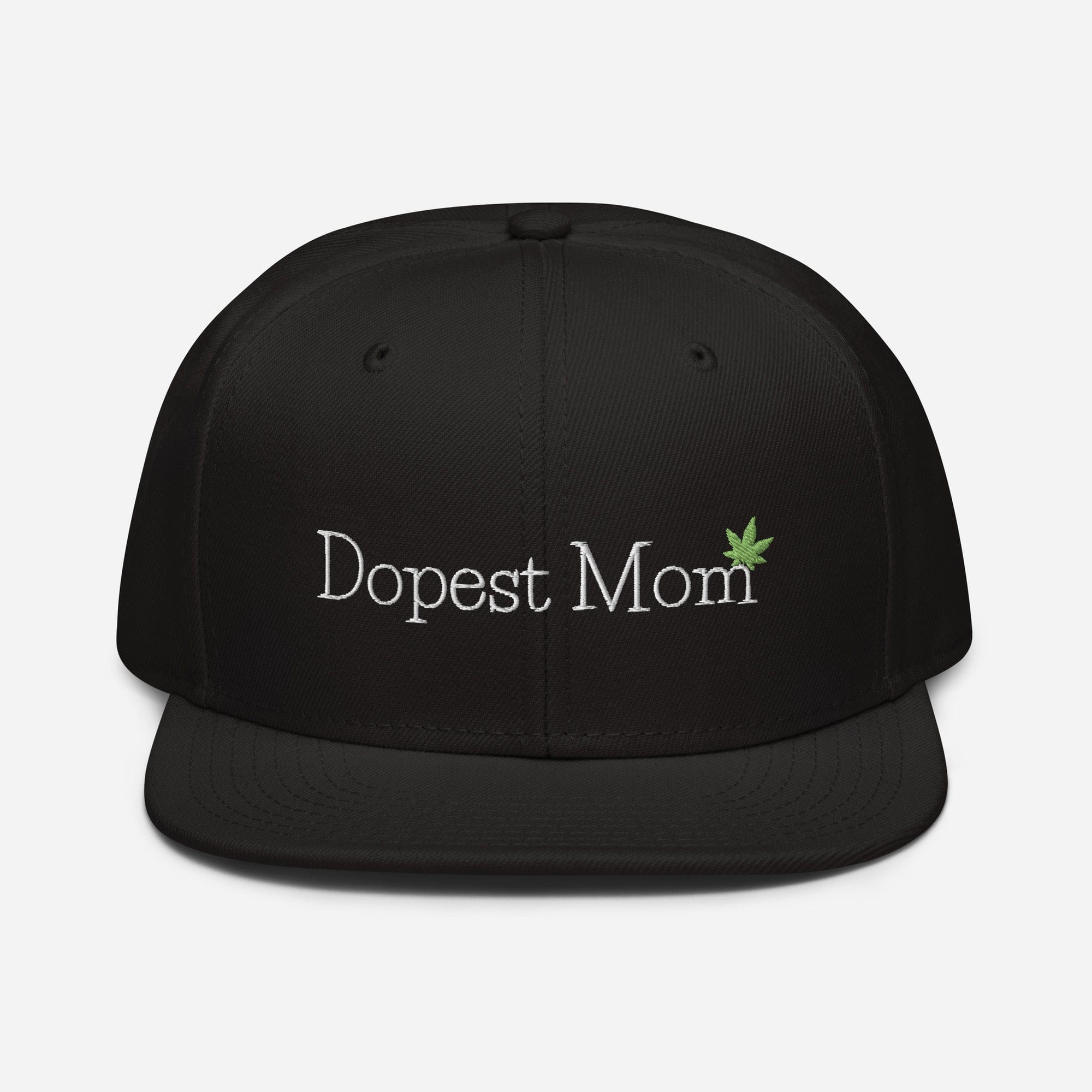 Dopest Mom Cannabis Snapback Hat