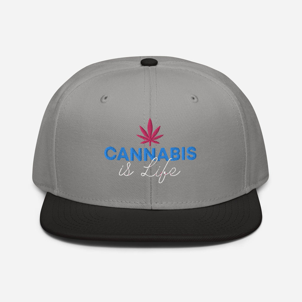 Cannabis is Life Snapback Hat - Granted Quality 