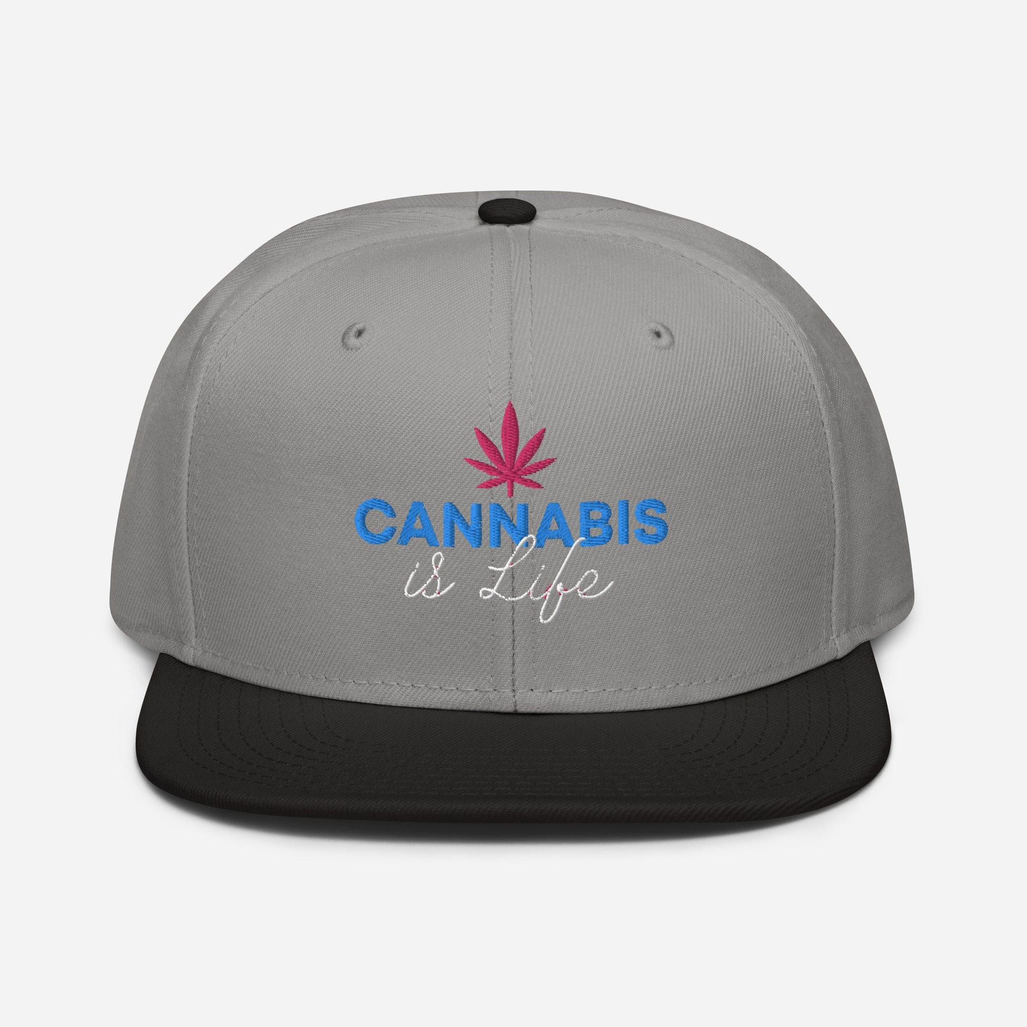 Cannabis is Life Snapback Hat - Granted Quality 