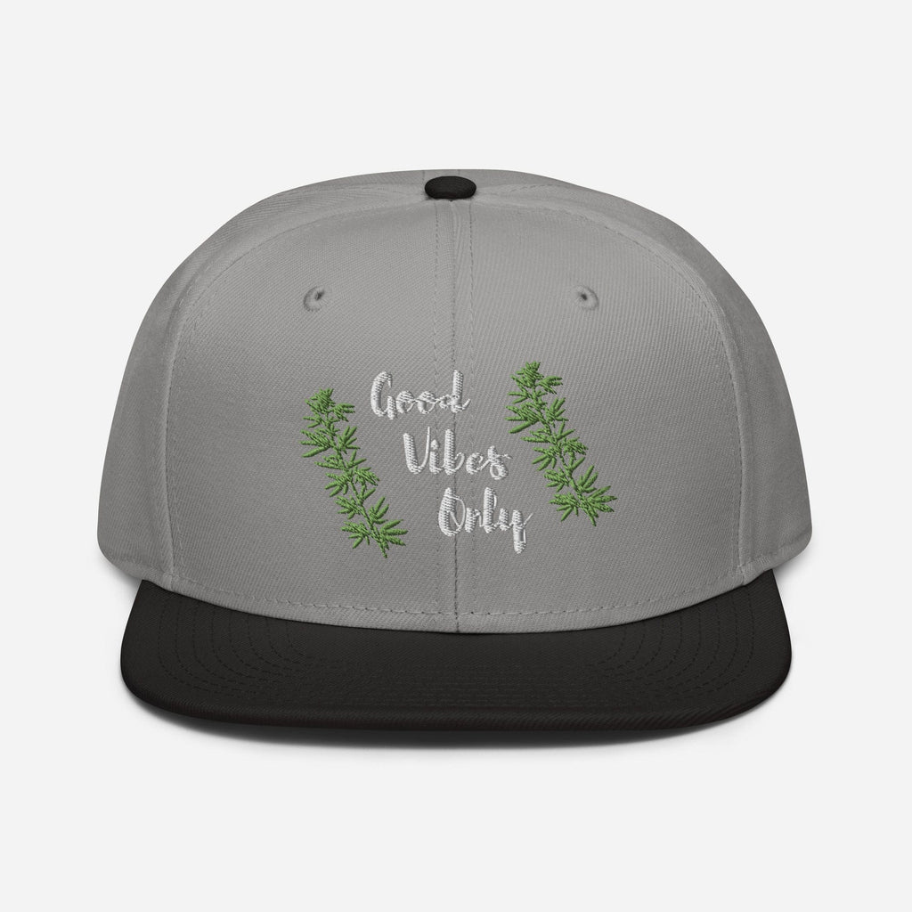 Good Vibes Only Cannabis Snapback Hat