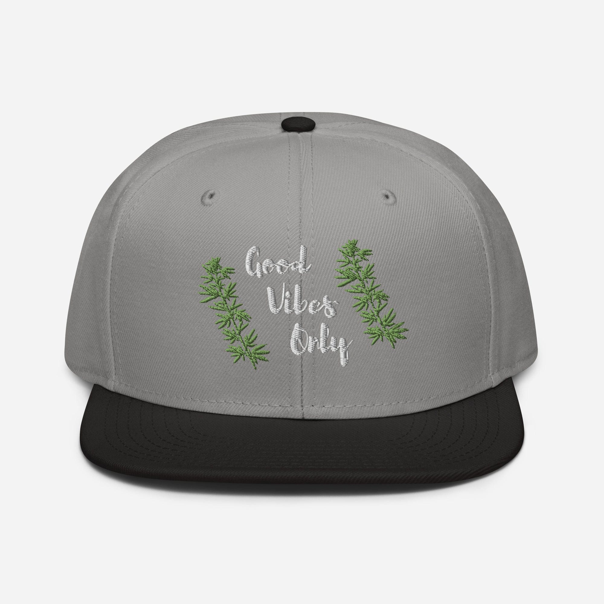 Good Vibes Only Cannabis Snapback Hat