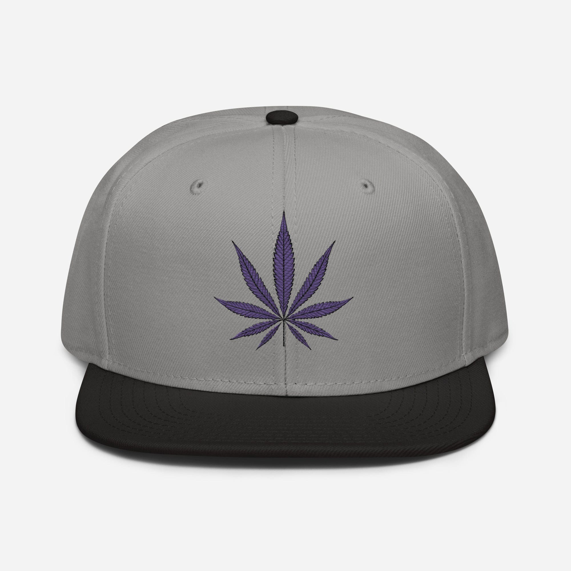 Purple Haze Marijuana Snapback Hat - Granted Quality 