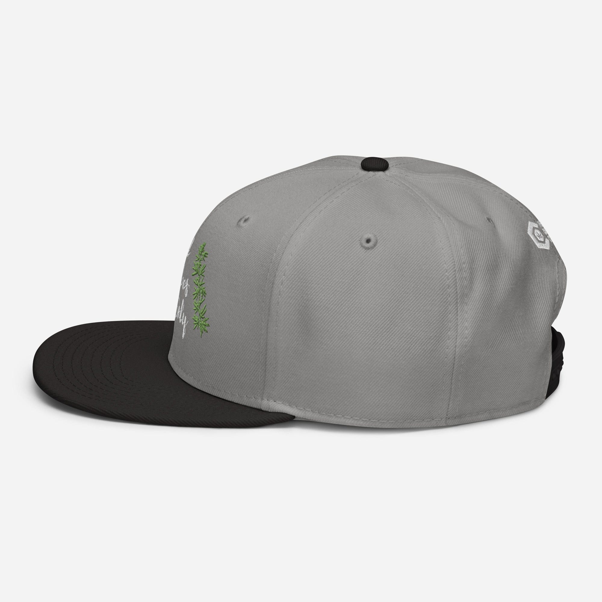 Good Vibes Only Cannabis Snapback Hat