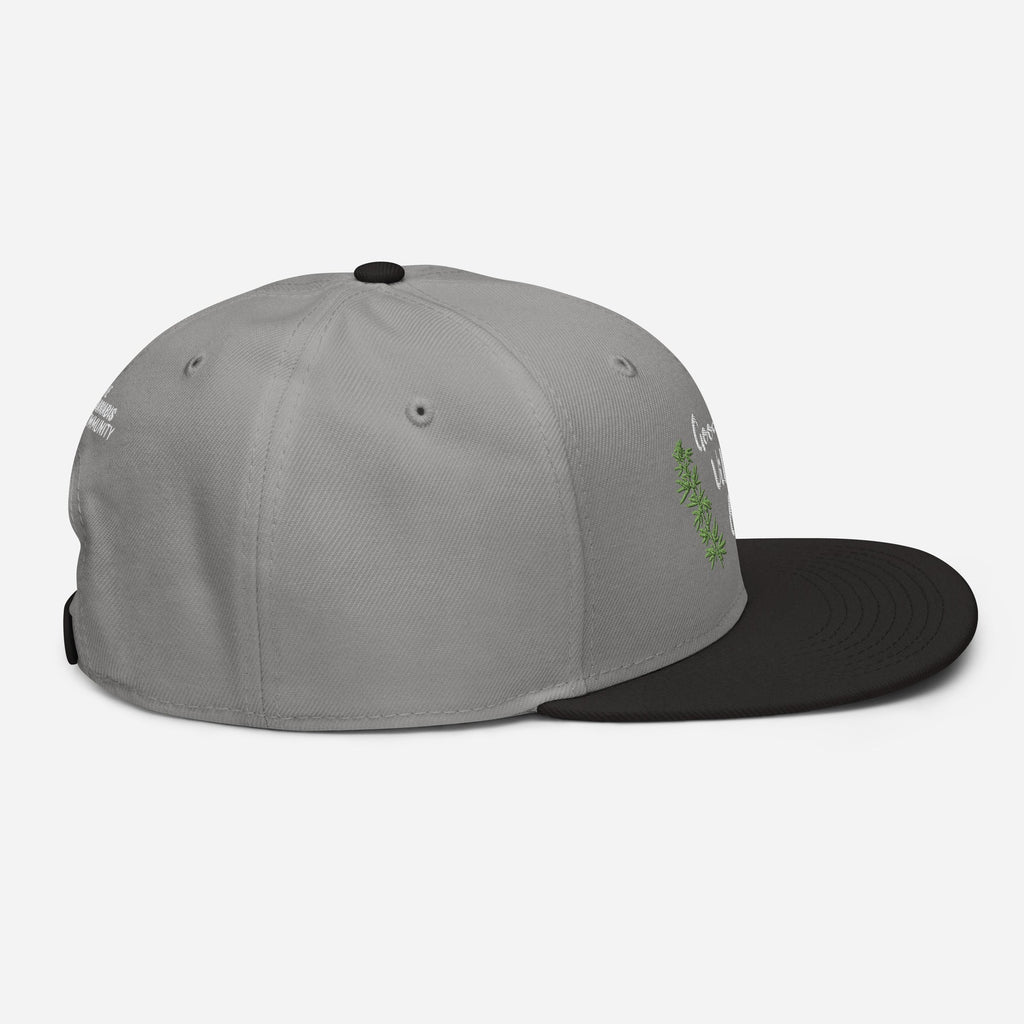 Good Vibes Only Cannabis Snapback Hat