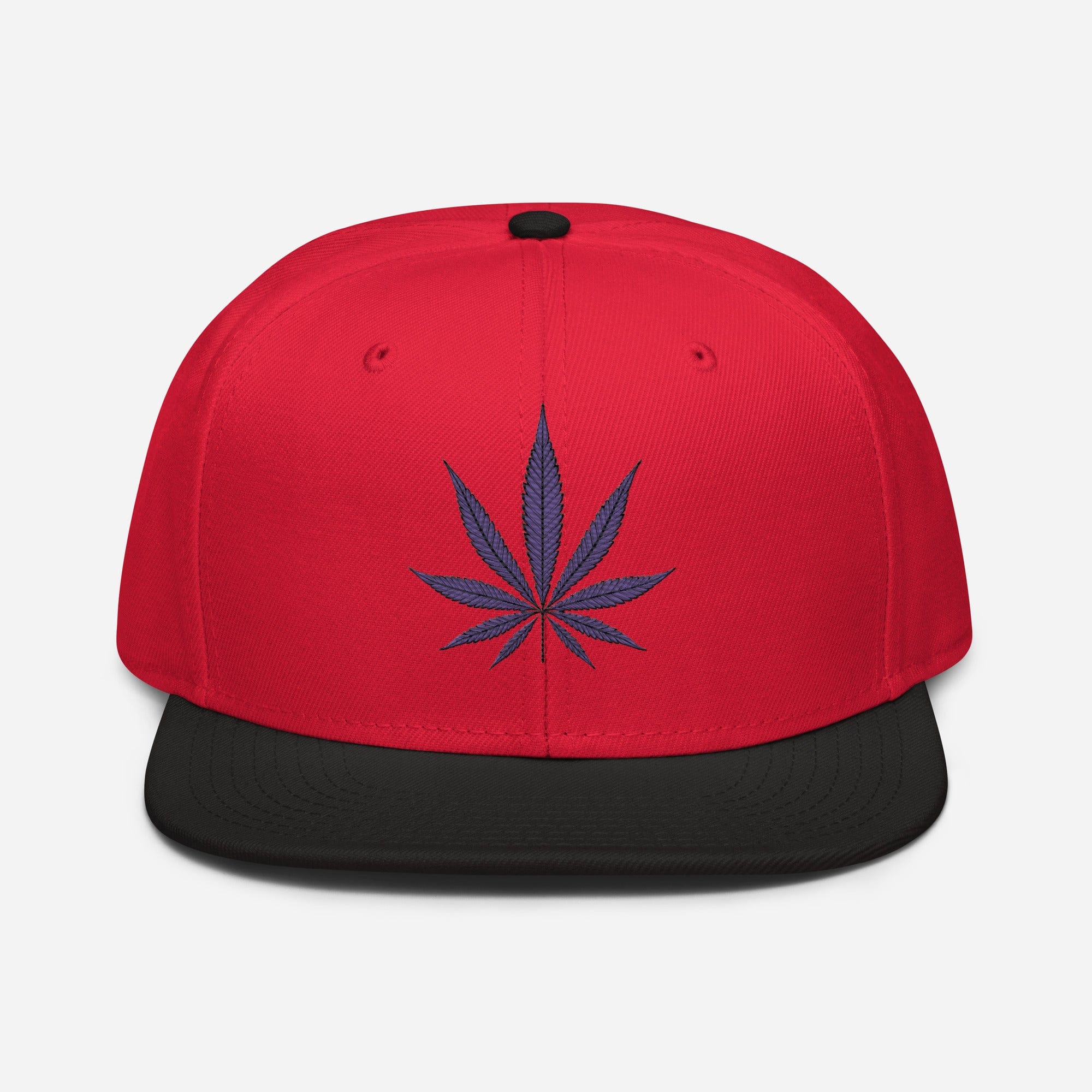 Purple Haze Marijuana Snapback Hat - Granted Quality 