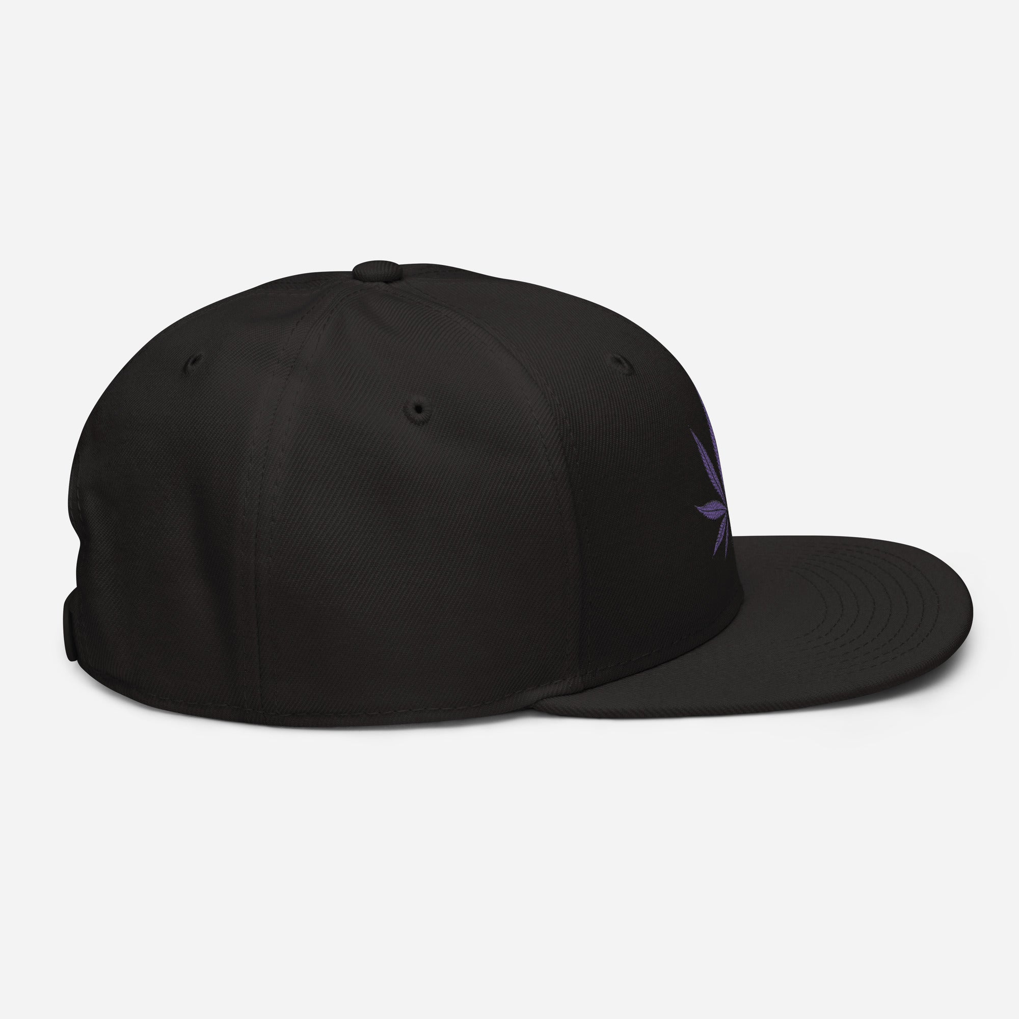 Purple Haze Marijuana Snapback Hat - Granted Quality 