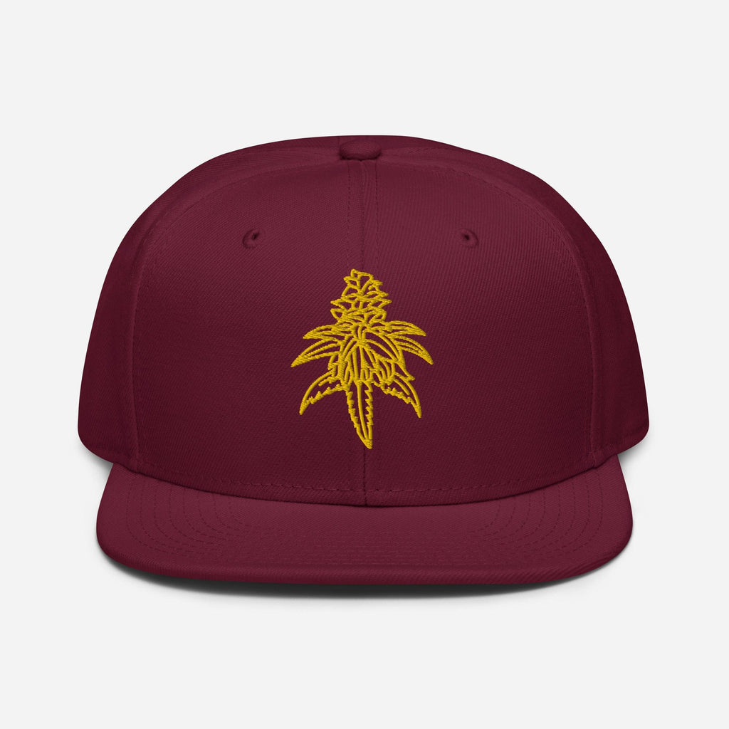 Golden Goat Cannabis Snapback Hat