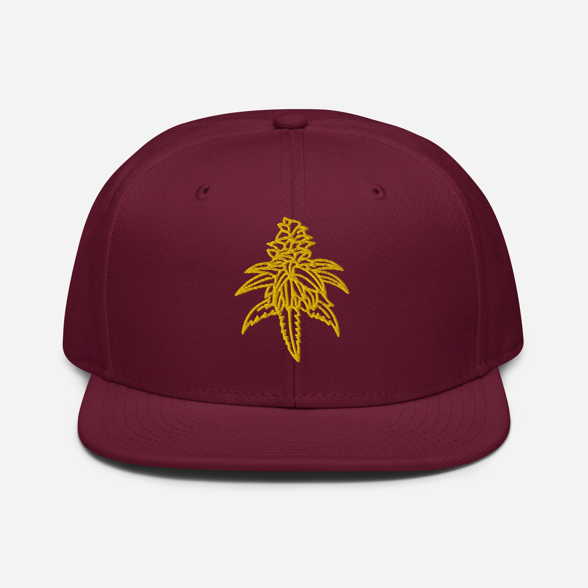 Golden Goat Cannabis Snapback Hat