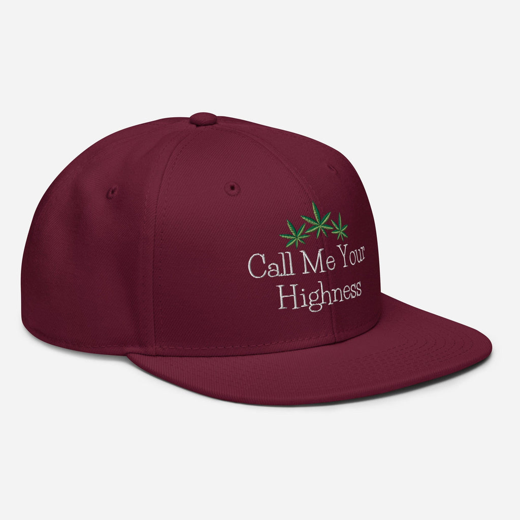 Call Me Your Highness Snapback Hat