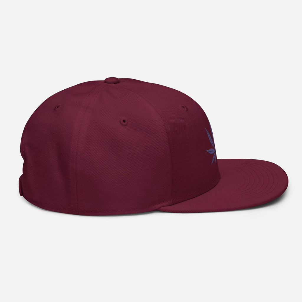 Purple Haze Marijuana Snapback Hat - Granted Quality 