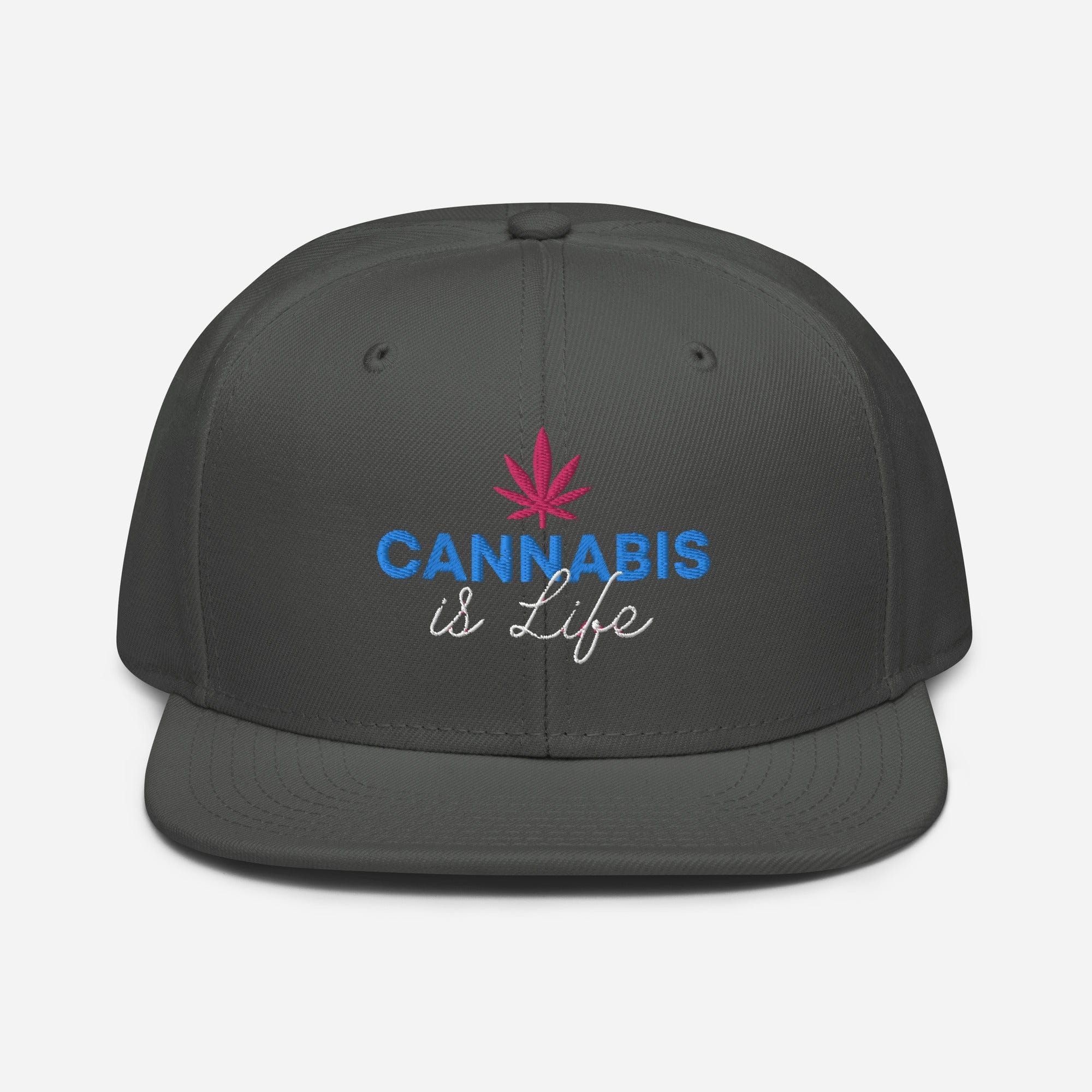 Cannabis is Life Snapback Hat - Granted Quality 