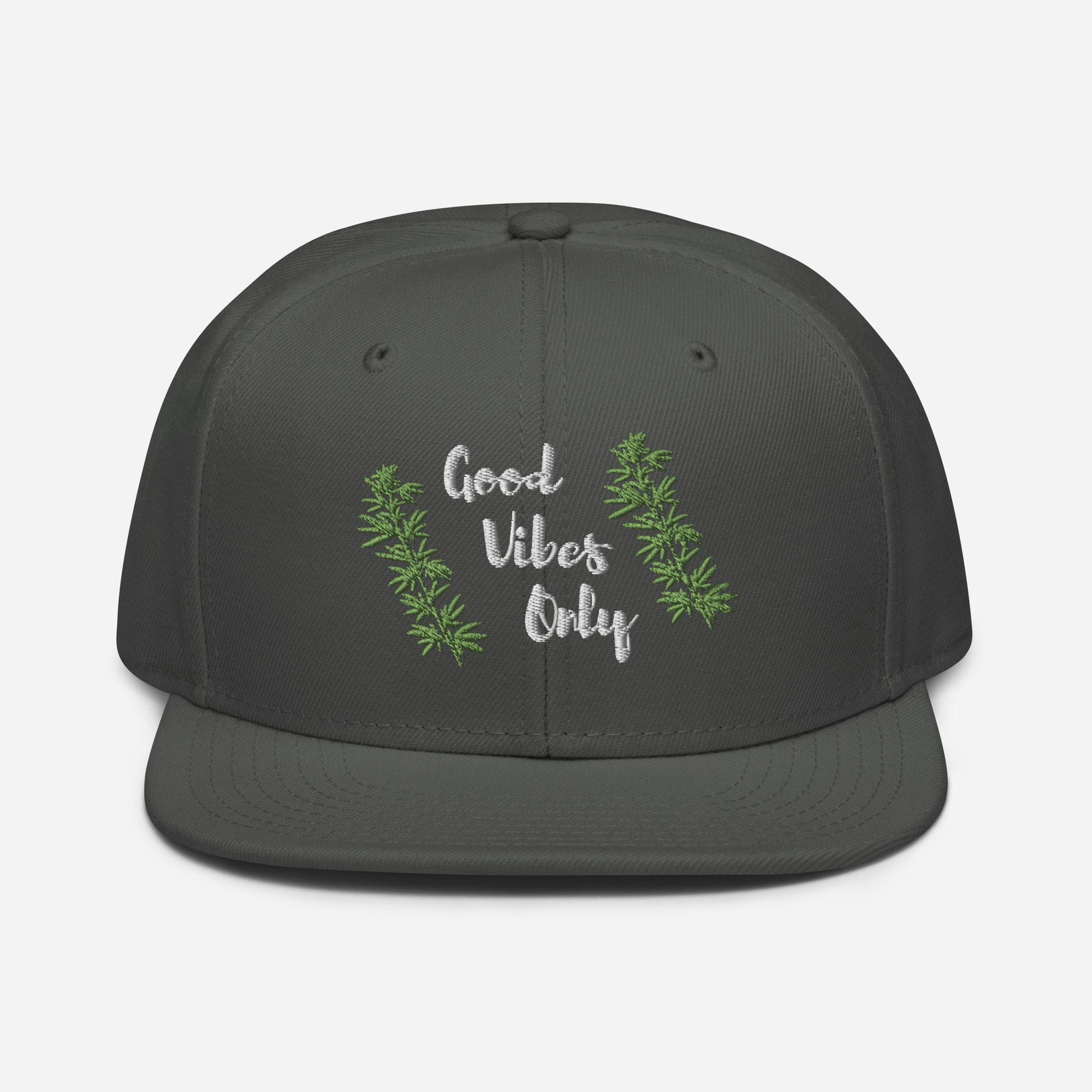 Good Vibes Only Cannabis Snapback Hat