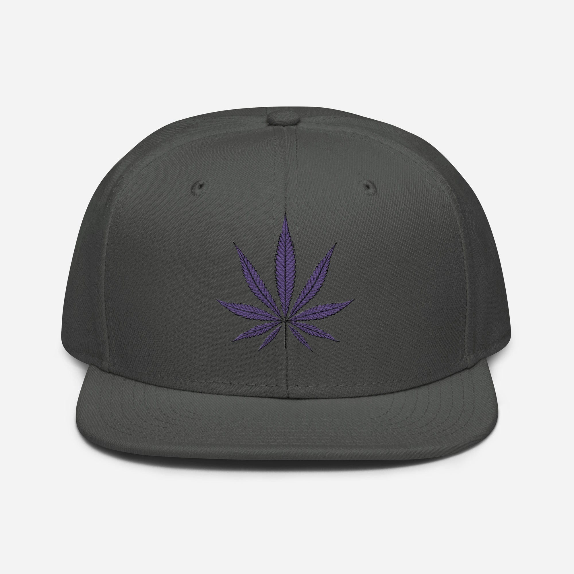Purple Haze Marijuana Snapback Hat - Granted Quality 