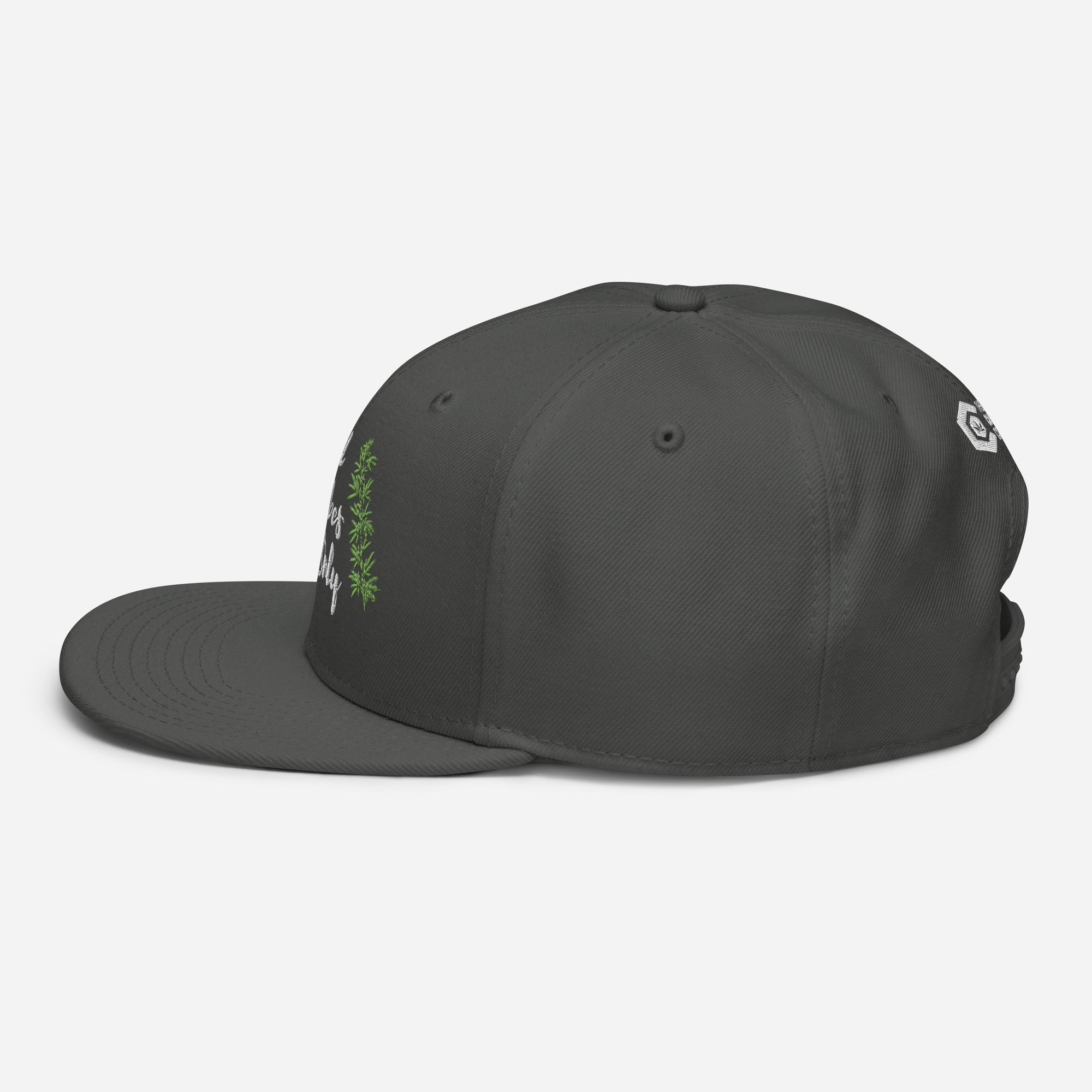 Good Vibes Only Cannabis Snapback Hat