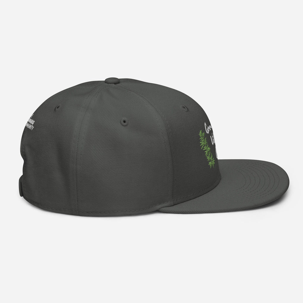 Good Vibes Only Cannabis Snapback Hat