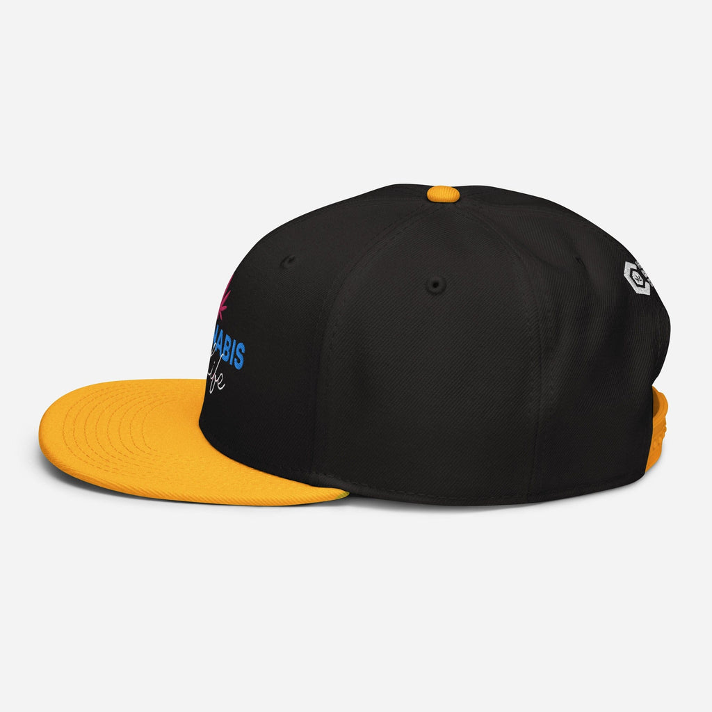 Cannabis is Life Snapback Hat - Granted Quality 