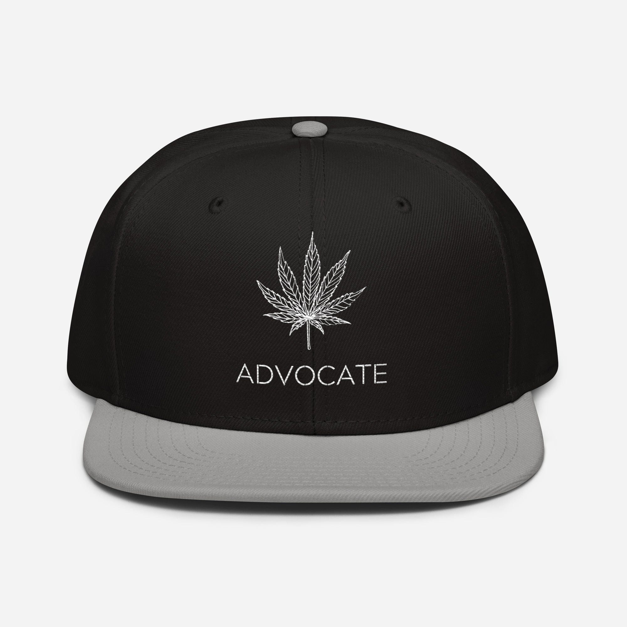 Elegant Advocate Cannabis Leaf Snapback Hat