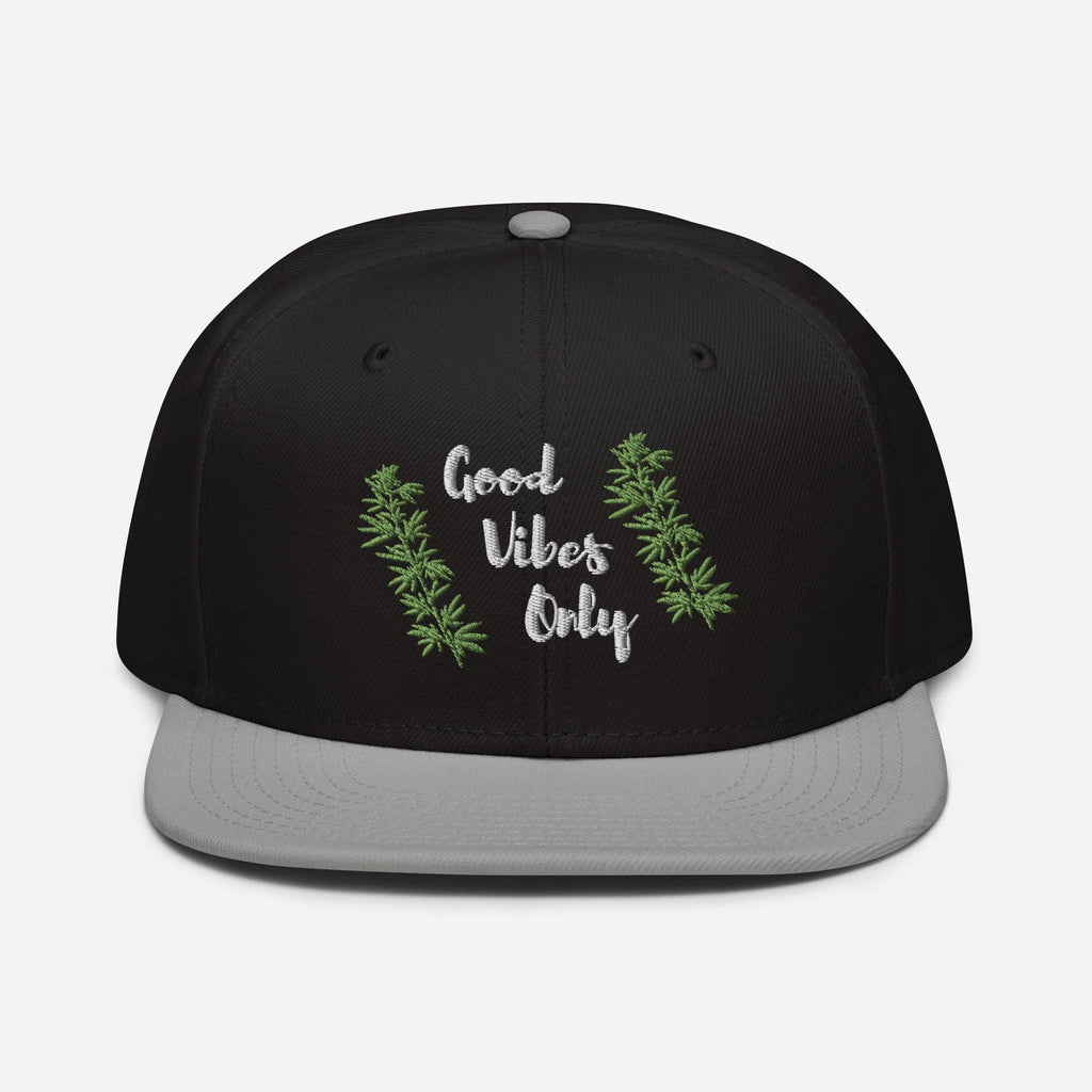 Good Vibes Only Cannabis Snapback Hat