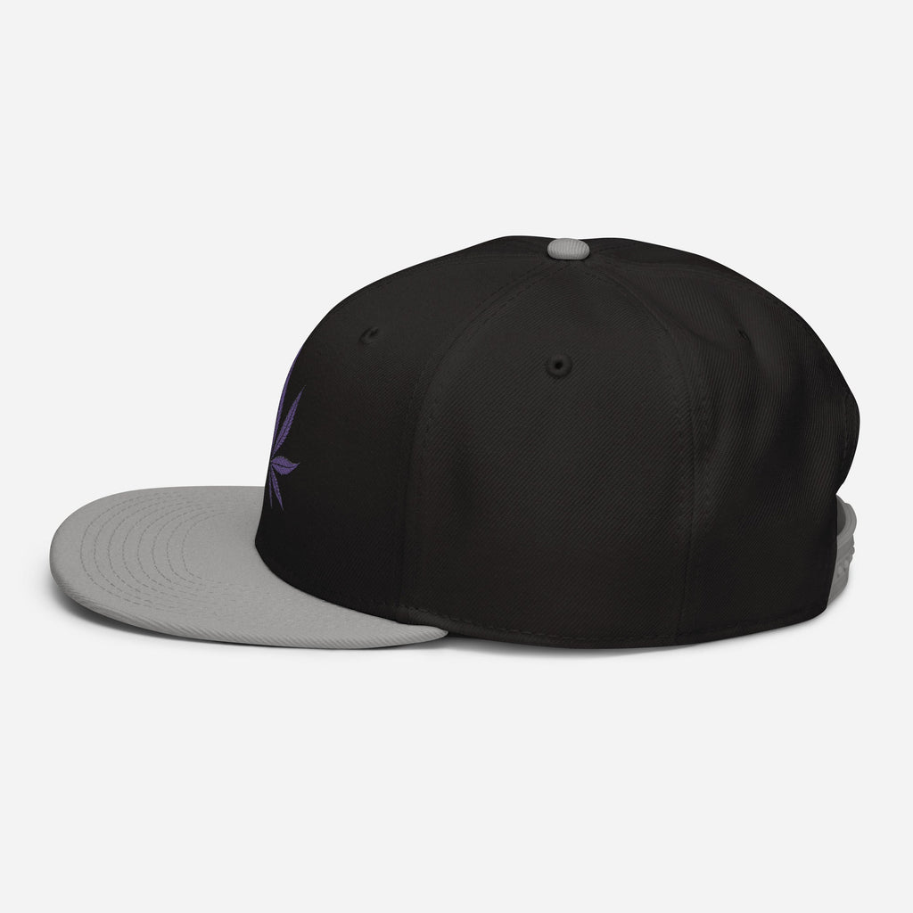 Purple Haze Marijuana Snapback Hat - Granted Quality 