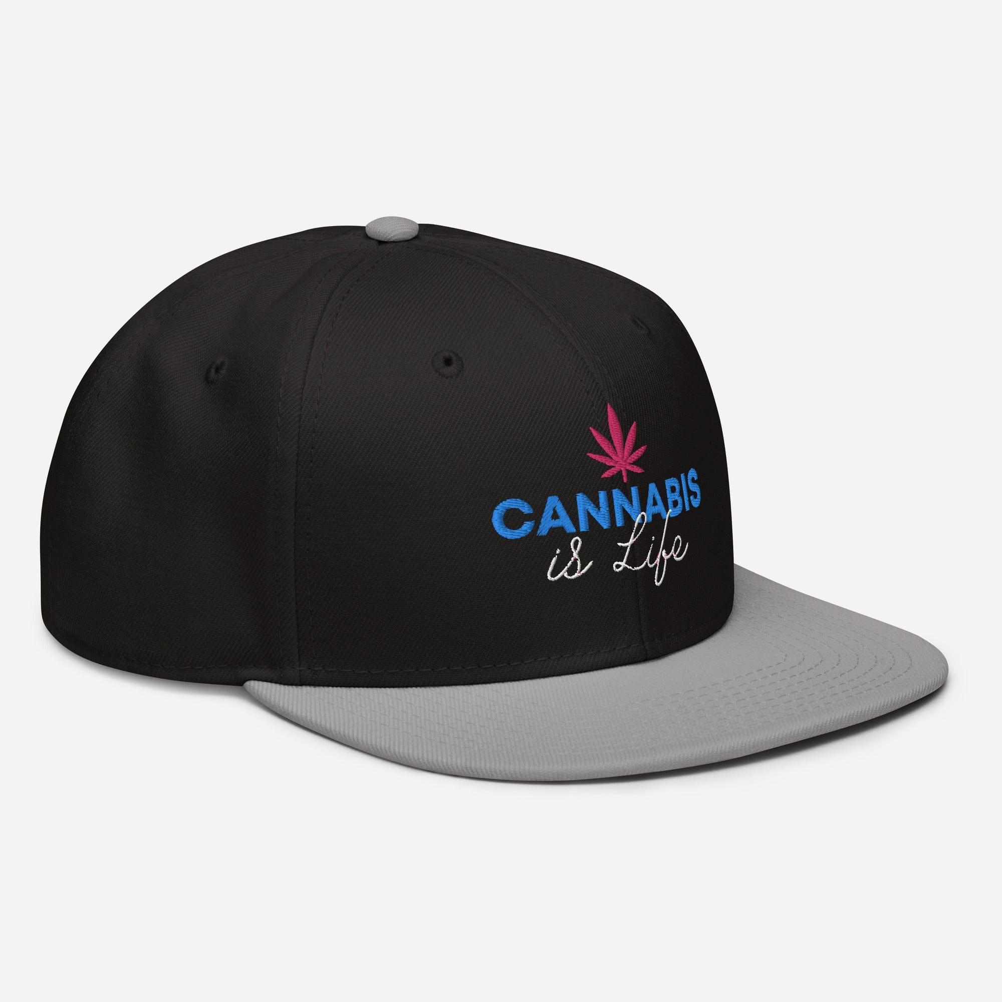 Cannabis is Life Snapback Hat - Granted Quality 