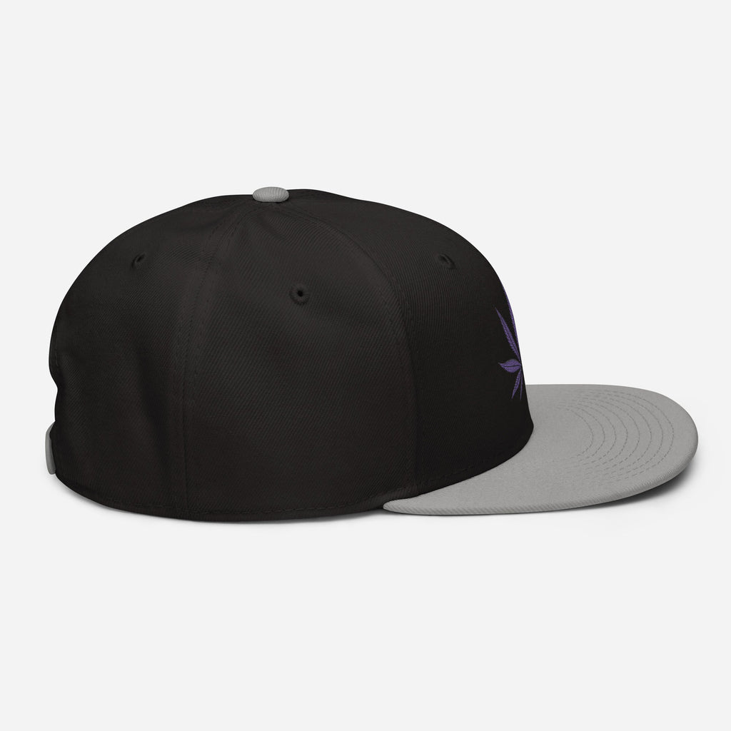 Purple Haze Marijuana Snapback Hat - Granted Quality 