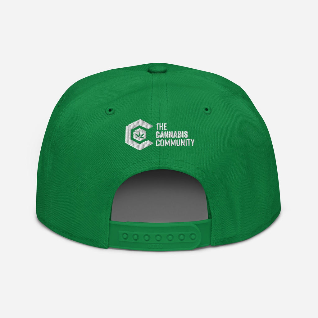 Cannabis is Life Snapback Hat - Granted Quality 