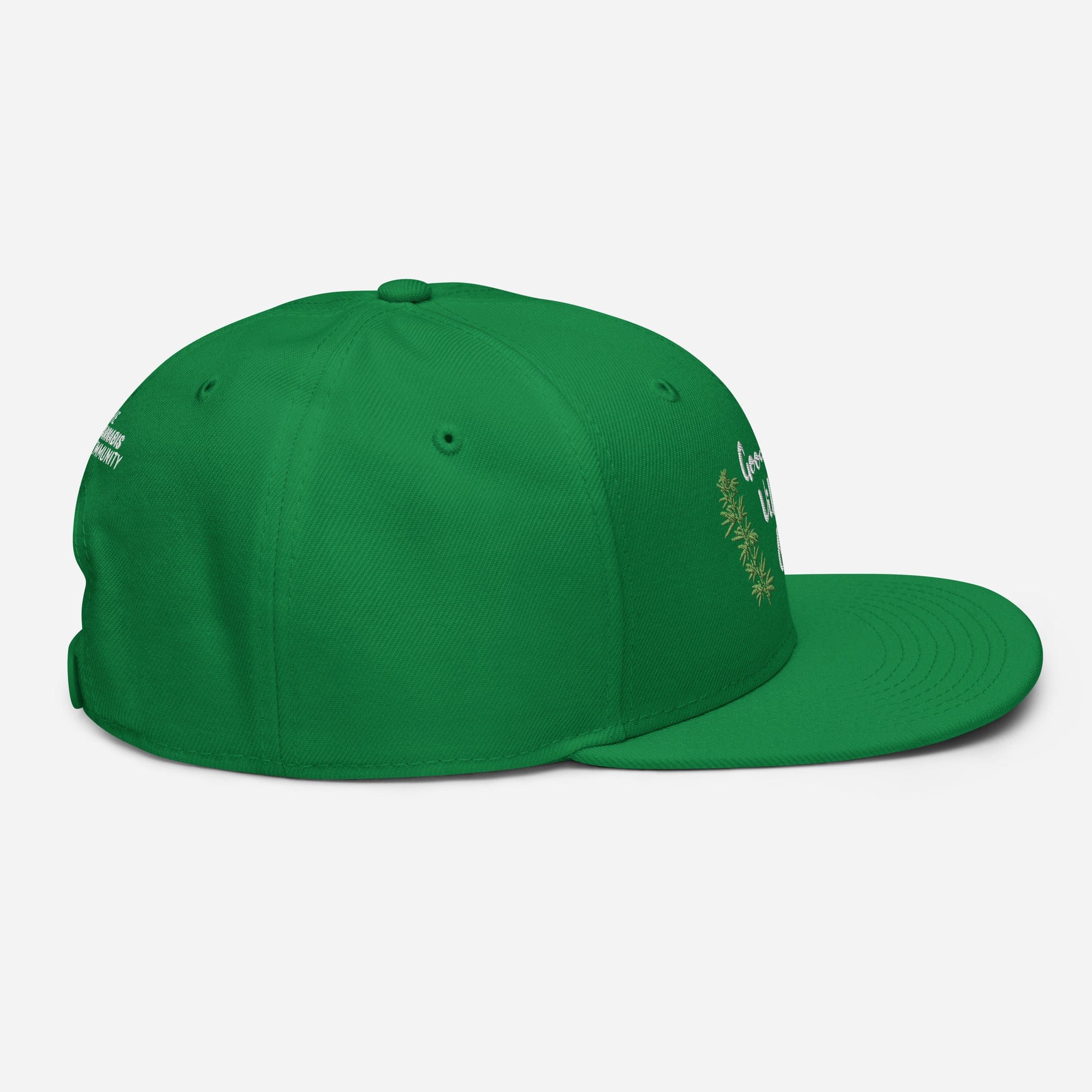 Good Vibes Only Cannabis Snapback Hat
