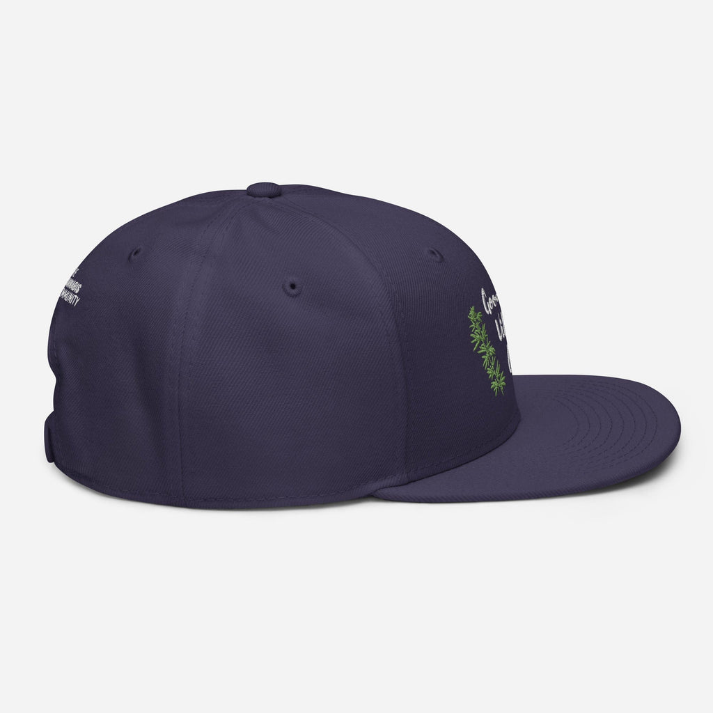 Good Vibes Only Cannabis Snapback Hat