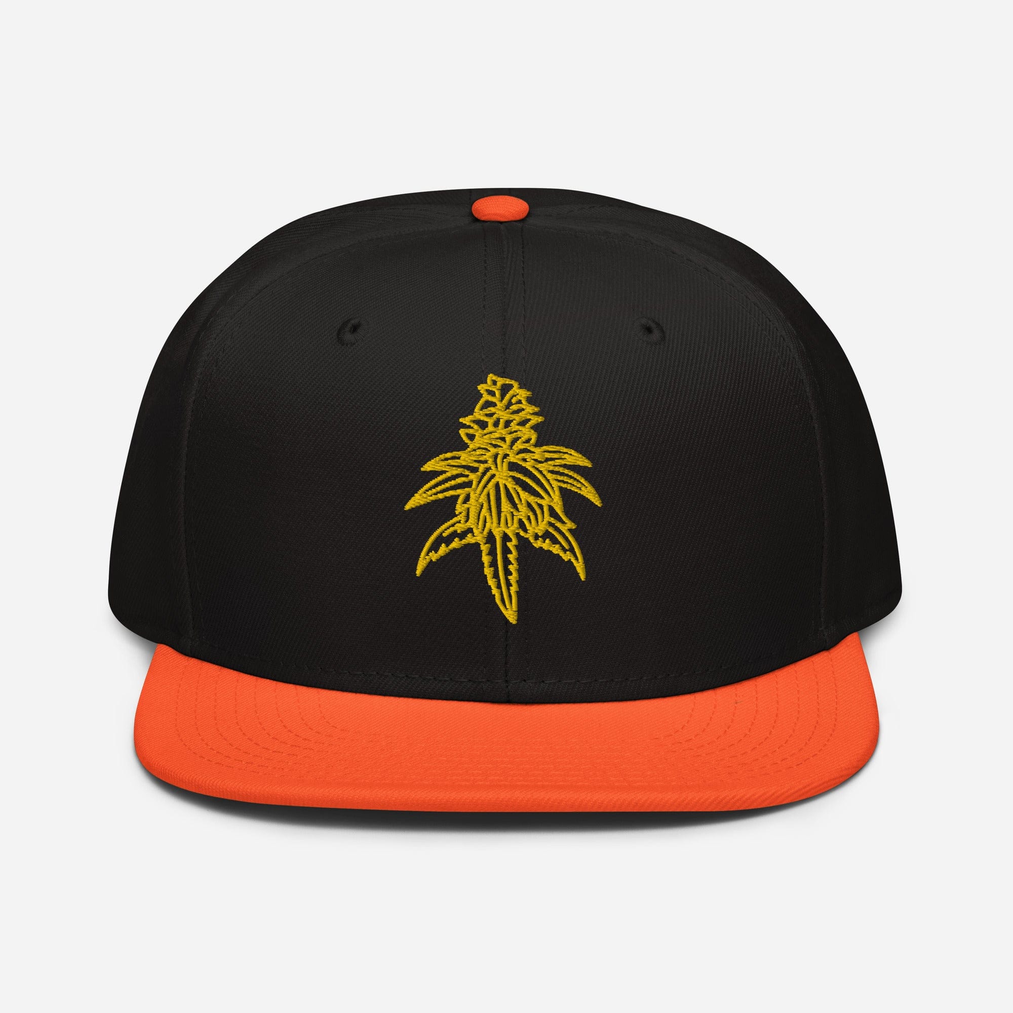 Golden Goat Cannabis Snapback Hat