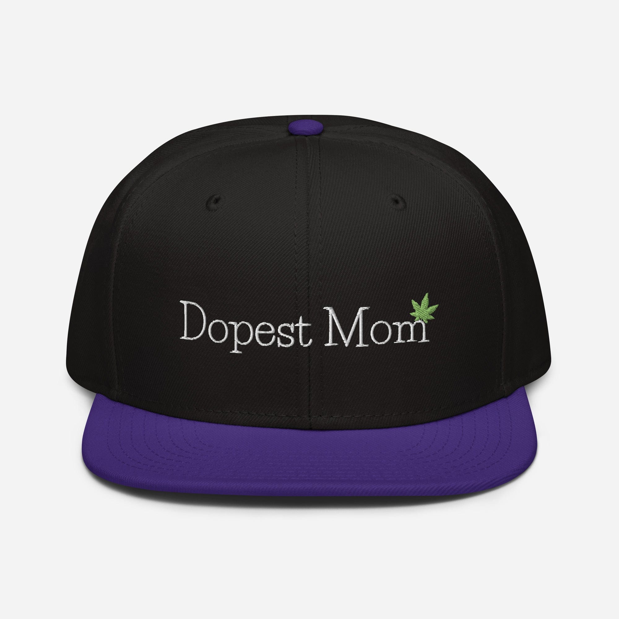 Dopest Mom Cannabis Snapback Hat