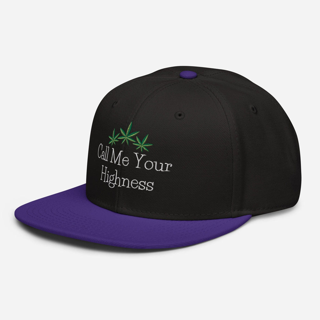 Call Me Your Highness Snapback Hat
