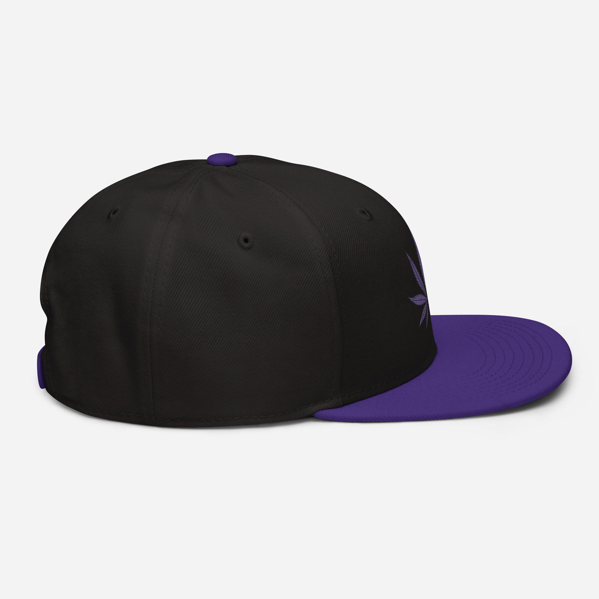 Purple Haze Marijuana Snapback Hat - Granted Quality 
