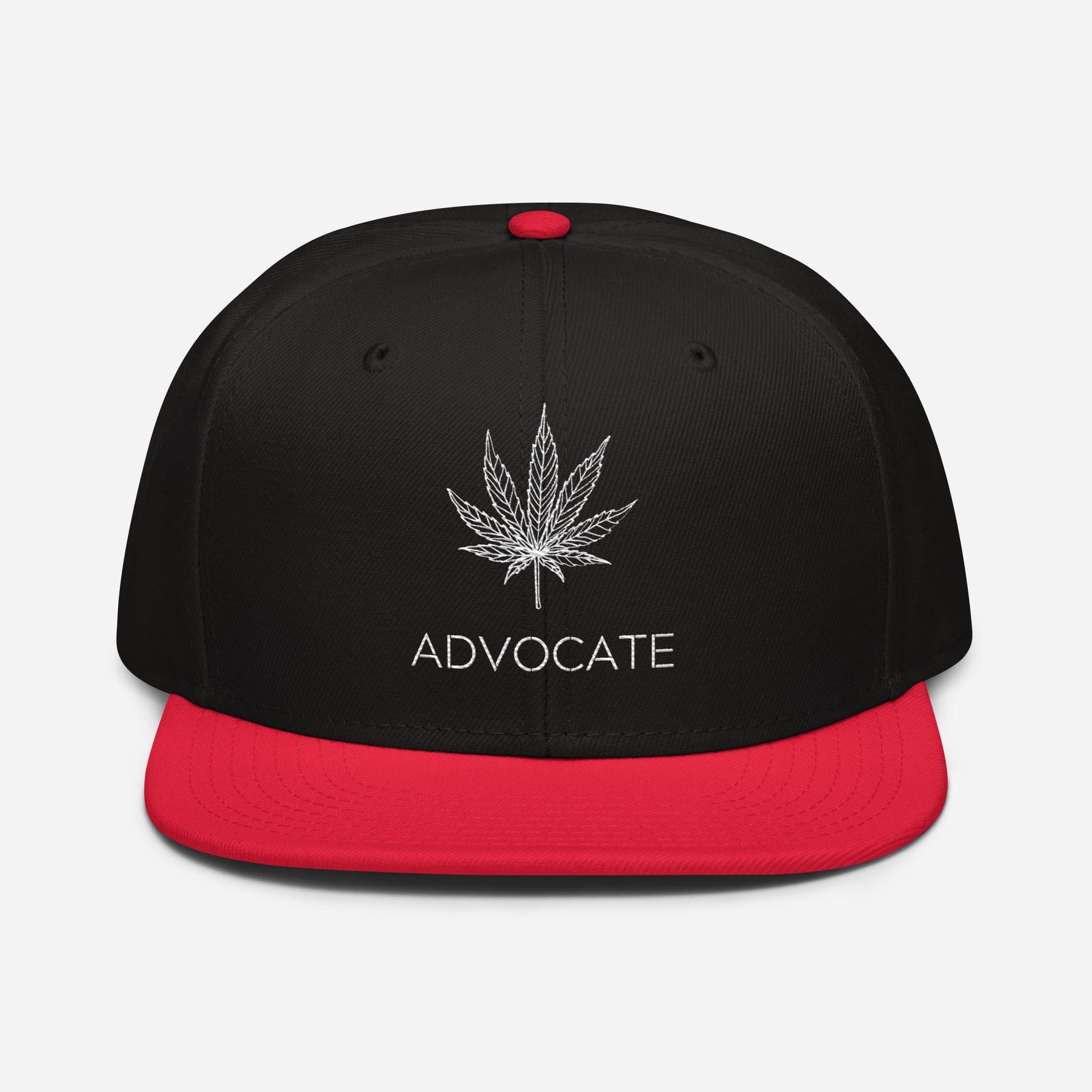 Elegant Advocate Cannabis Leaf Snapback Hat