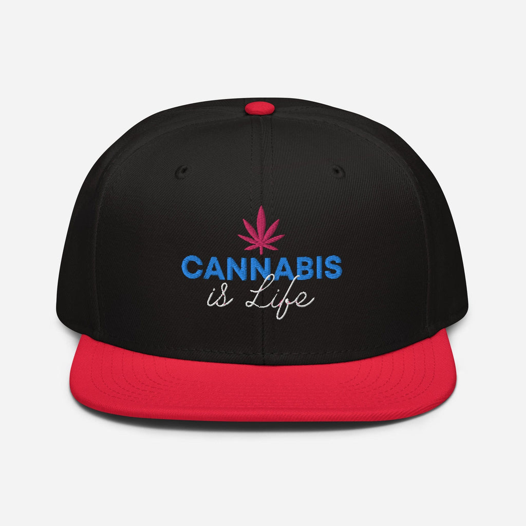 Cannabis is Life Snapback Hat - Granted Quality 