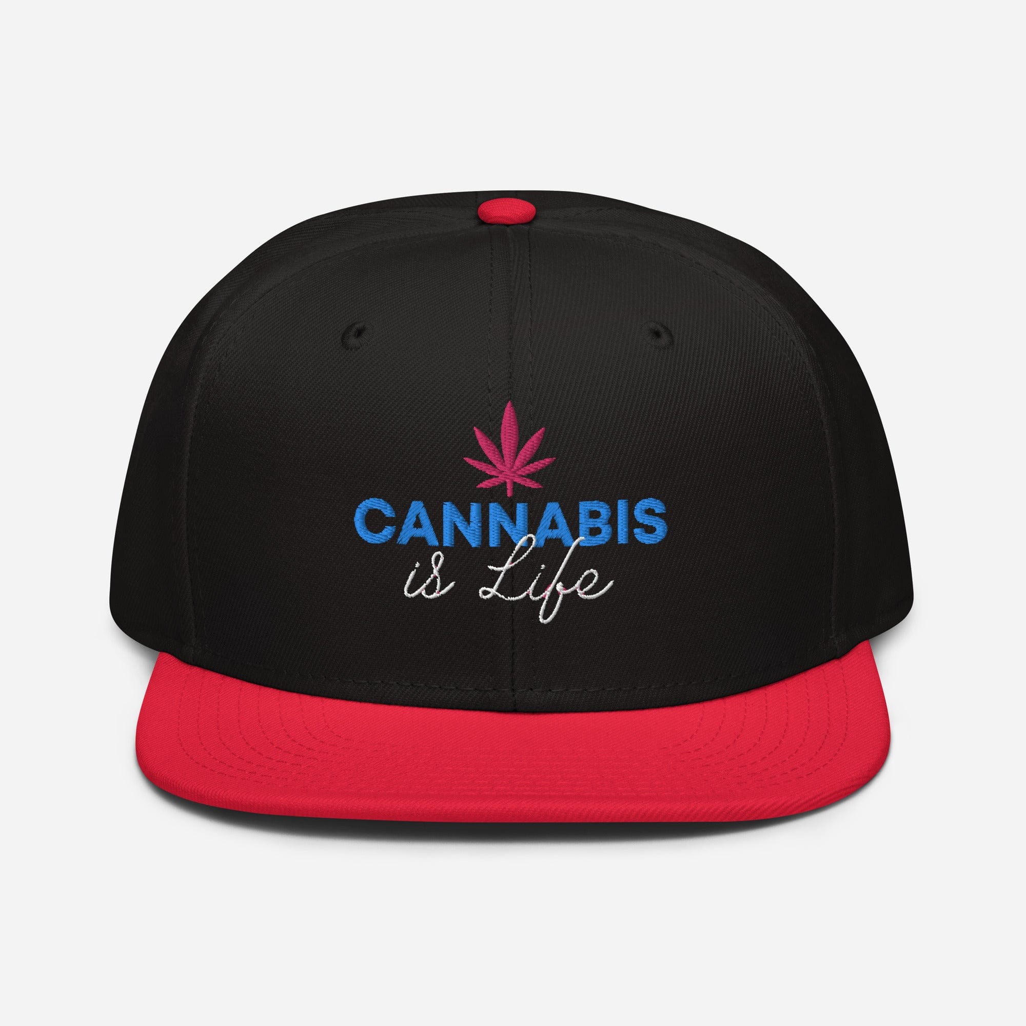 Cannabis is Life Snapback Hat - Granted Quality 