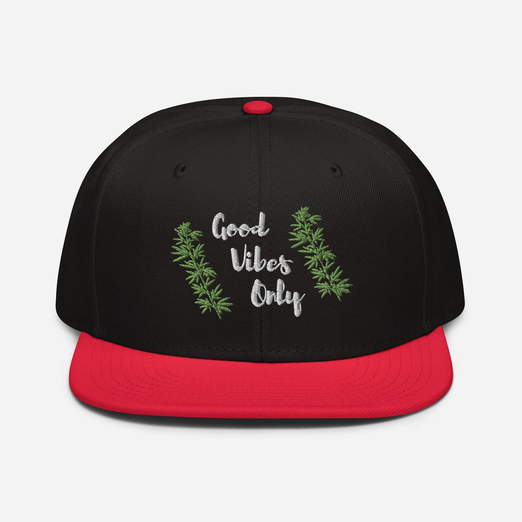 Good Vibes Only Cannabis Snapback Hat