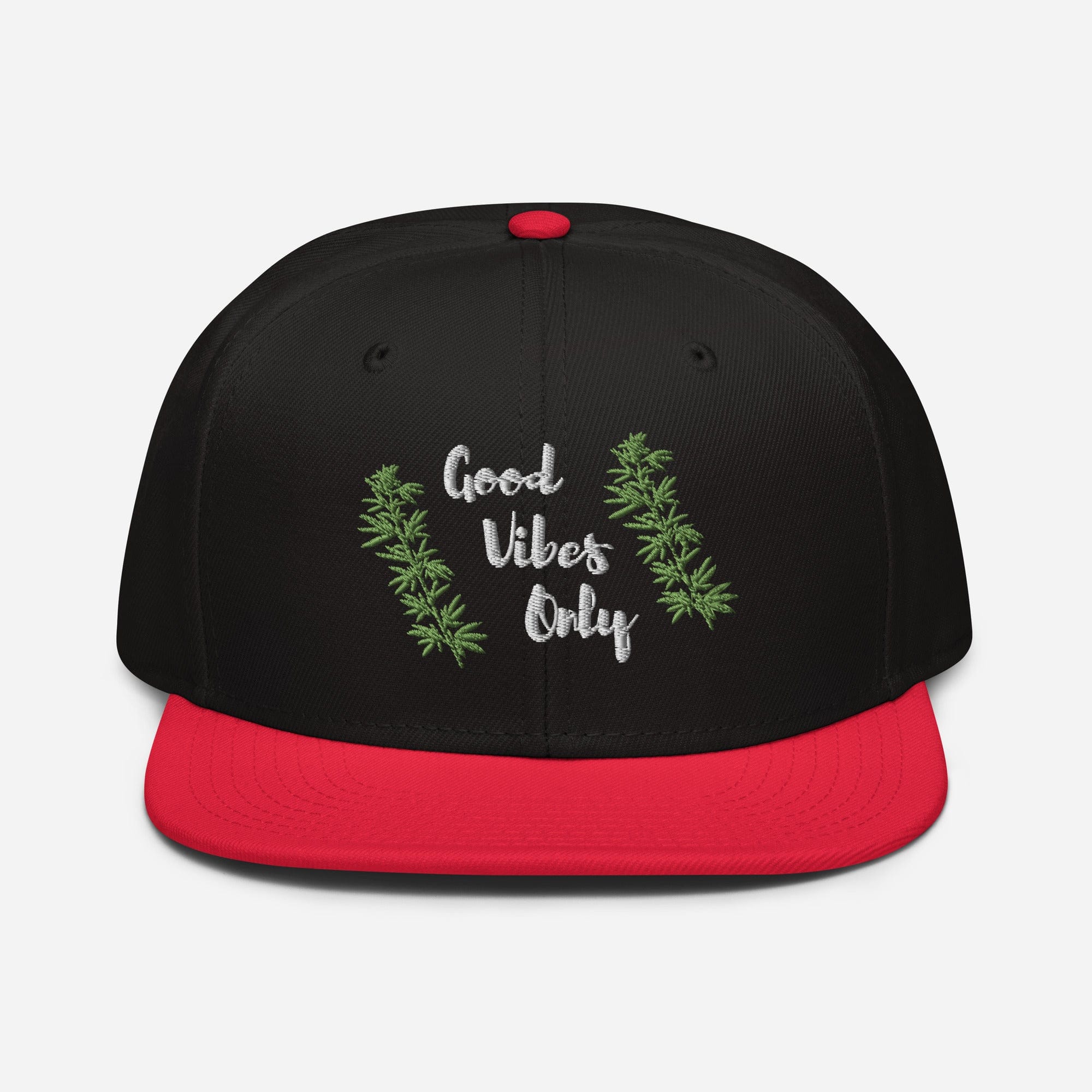 Good Vibes Only Cannabis Snapback Hat