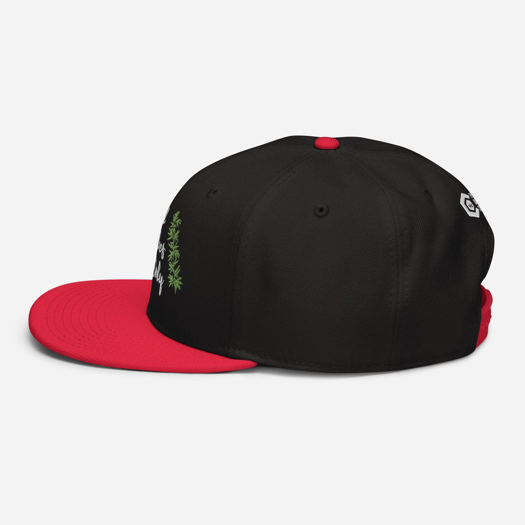 Good Vibes Only Cannabis Snapback Hat
