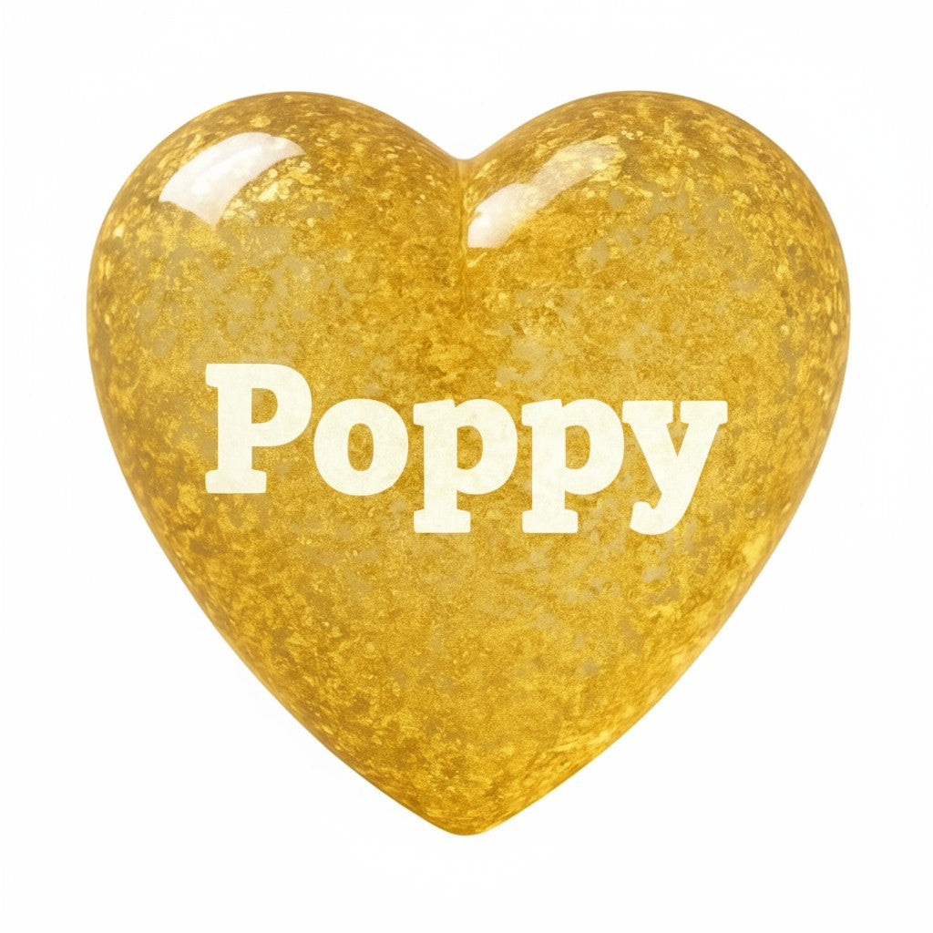 "Companion Touchstone" Heart Appr. 1 ½" X 1 ½" X ¾" Thick - Granted Quality 