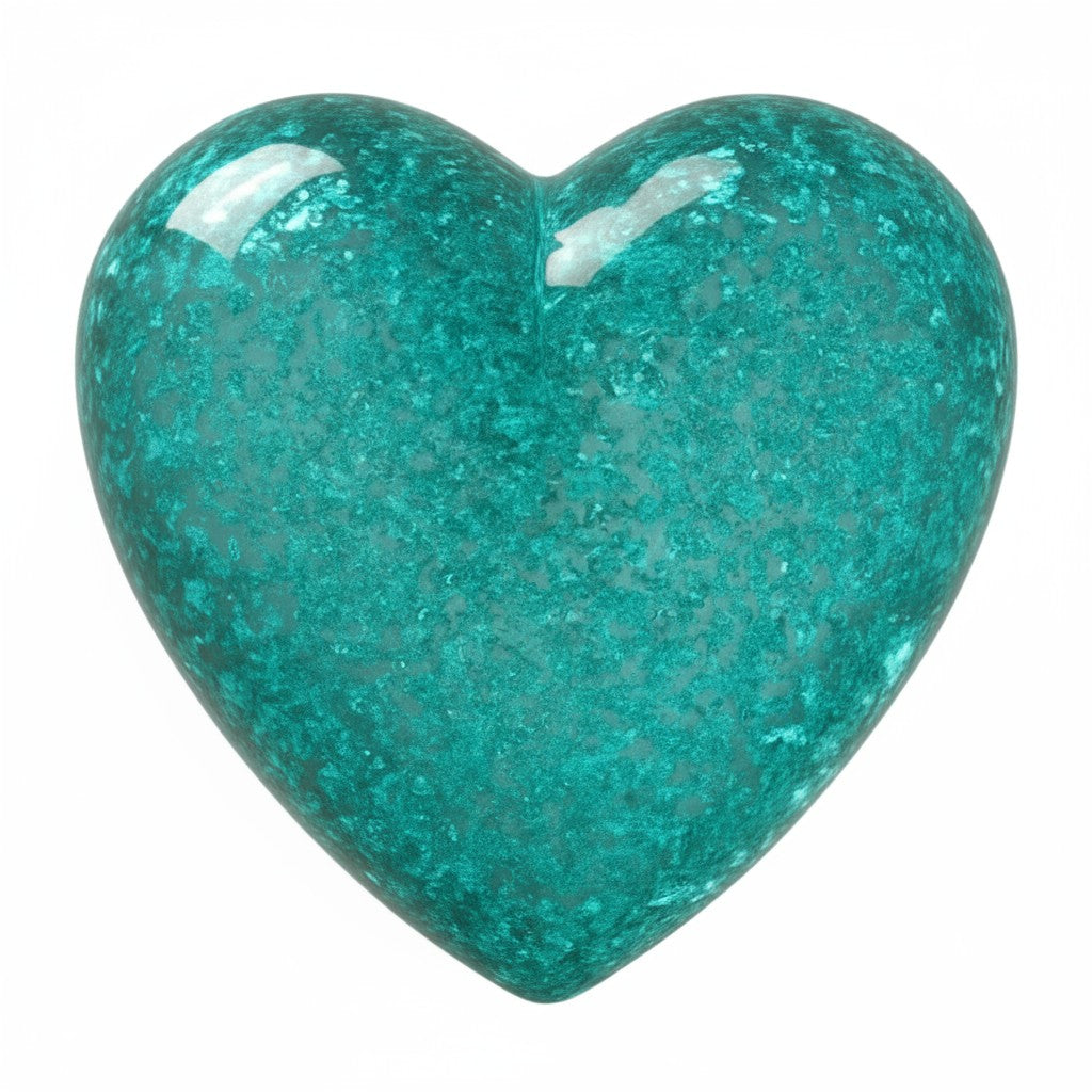 "Companion Touchstone" Heart Appr. 1 ½" X 1 ½" X ¾" Thick - Granted Quality 