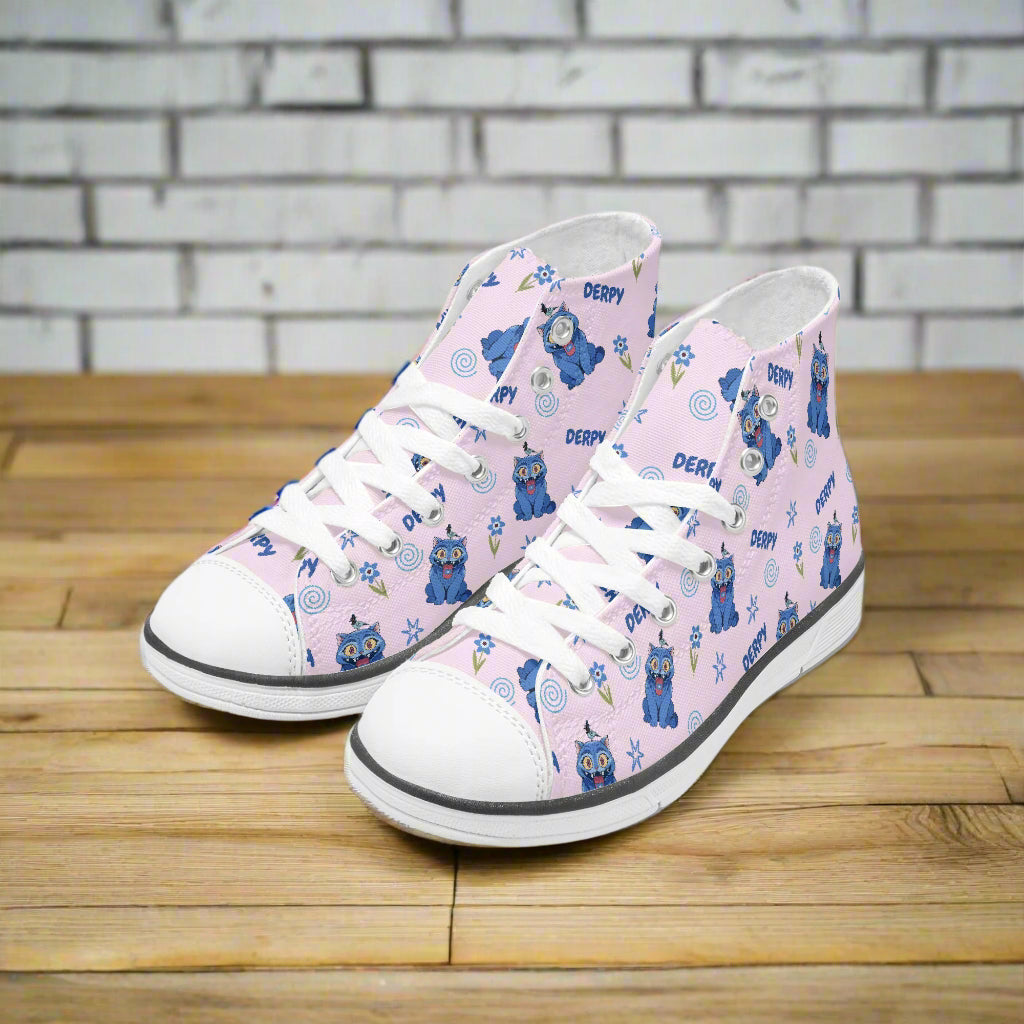Derpy - K-Pop Demon Hunters | Kids & Youth High Top Sneakers - Granted Quality 